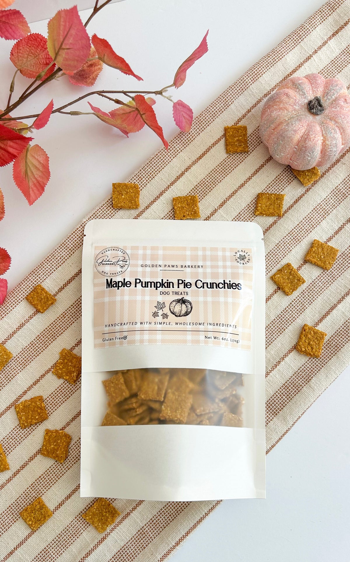Maple Pumpkin Pie Crunchies Training Treats
