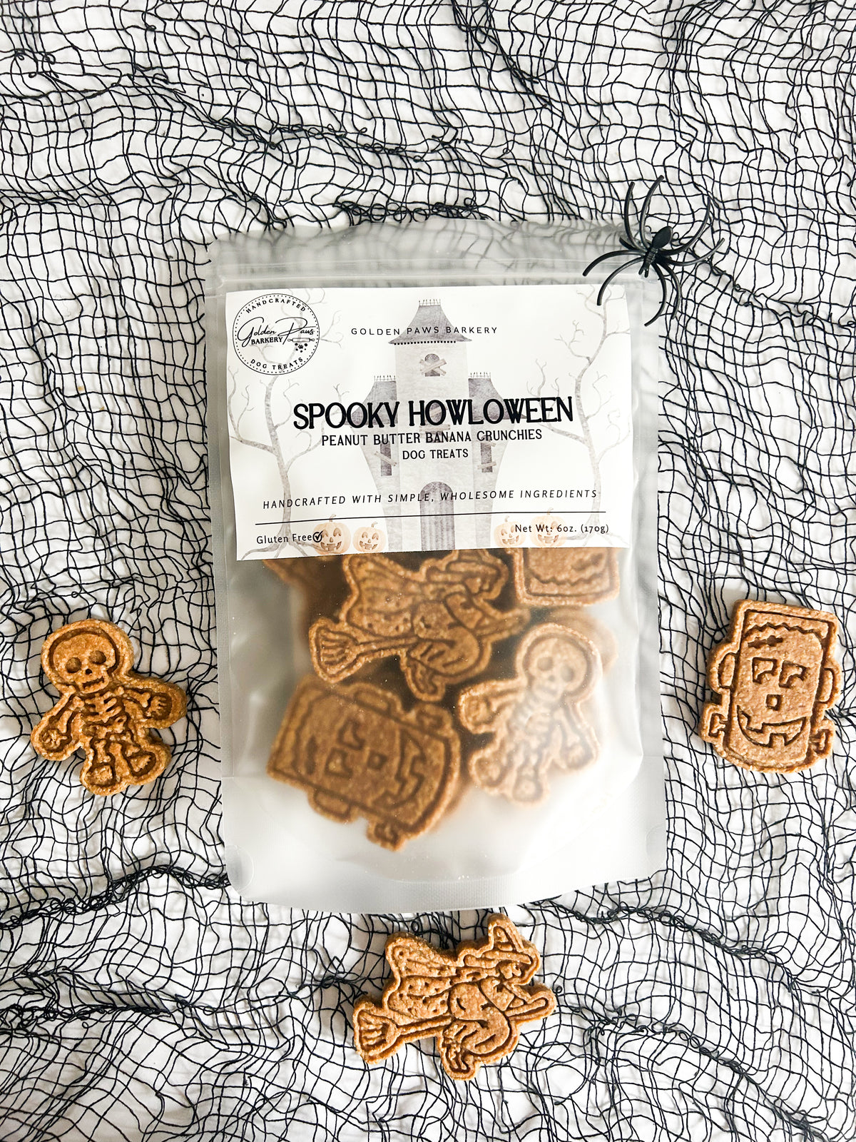 "Spooky Howloween" Peanut Butter Banana Crunchies