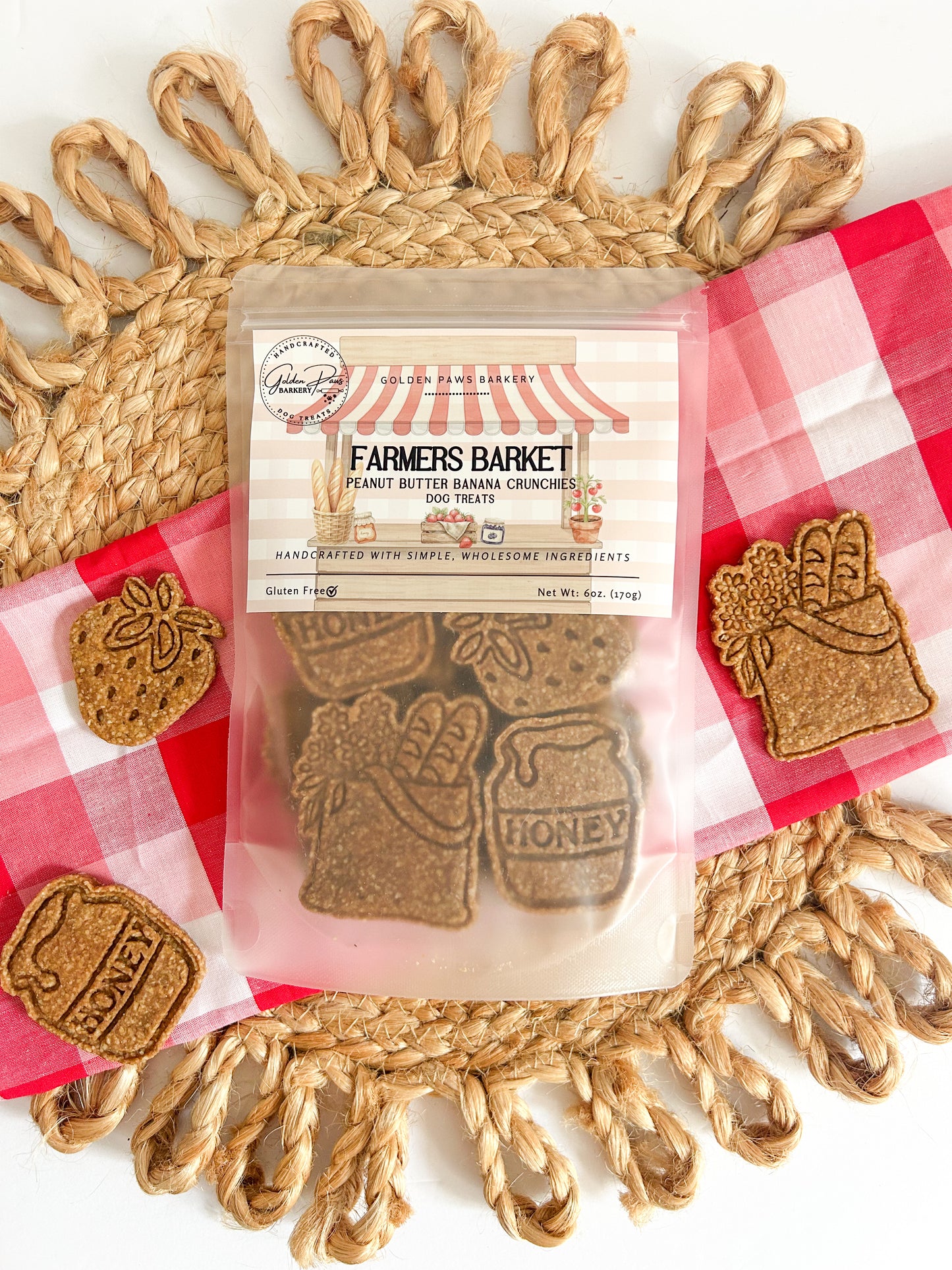 "Farmers Barket" Peanut Butter Banana Crunchies