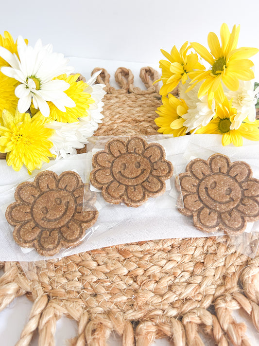 Smiley Face Daisy Stamped Treat