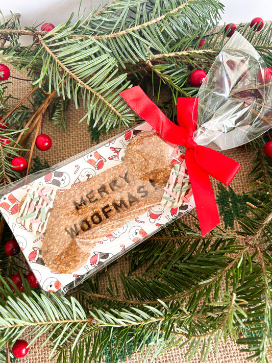 Merry Woofmas Icing Drizzled Bone