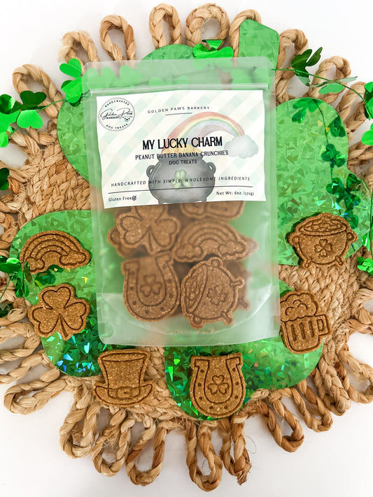 “MY LUCKY CHARM” Peanut Butter Banana Crunchies