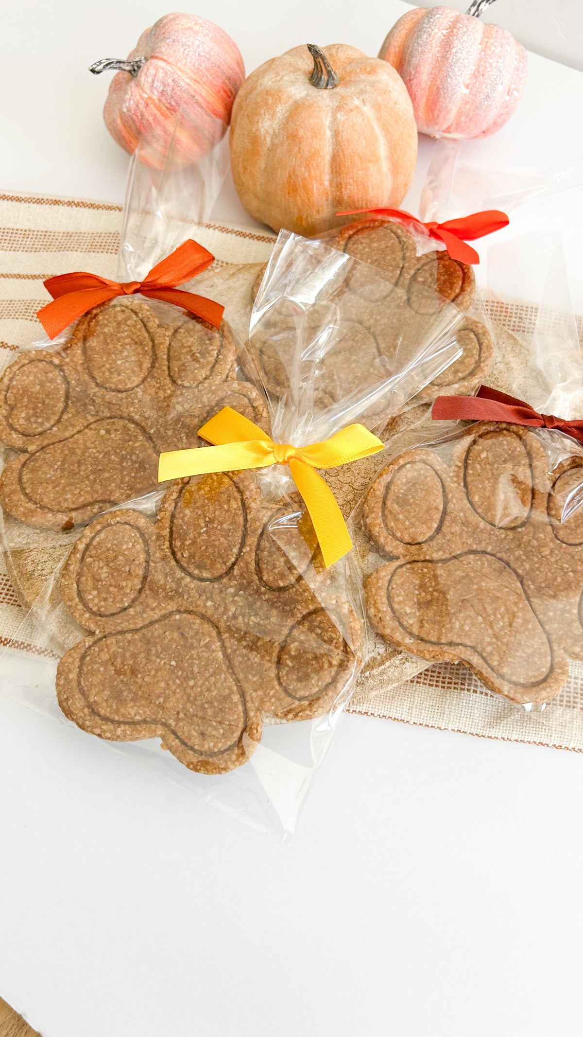 Fall Paw Print Stamped Treat