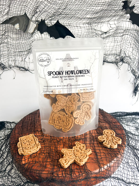 "Spooky Howloween" Peanut Butter Banana Crunchies